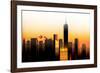 Urban Stretch Series - The One World Trade Center at Sunset - Manhattan - New York-Philippe Hugonnard-Framed Photographic Print