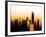 Urban Stretch Series - The One World Trade Center at Sunset - Manhattan - New York-Philippe Hugonnard-Framed Photographic Print