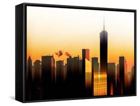 Urban Stretch Series - The One World Trade Center at Sunset - Manhattan - New York-Philippe Hugonnard-Framed Stretched Canvas