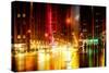 Urban Stretch Series - The Radio City Music Hall by Night - Manhattan - New York-Philippe Hugonnard-Stretched Canvas