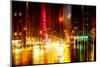 Urban Stretch Series - The Radio City Music Hall by Night - Manhattan - New York-Philippe Hugonnard-Mounted Photographic Print