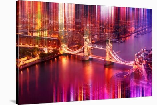 Urban Stretch Series - The Tower Bridge over the River Thames by Night - London-Philippe Hugonnard-Stretched Canvas
