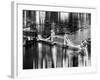 Urban Stretch Series - The Tower Bridge over the River Thames by Night - London-Philippe Hugonnard-Framed Photographic Print