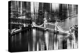 Urban Stretch Series - The Tower Bridge over the River Thames by Night - London-Philippe Hugonnard-Stretched Canvas