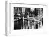 Urban Stretch Series - The Tower Bridge over the River Thames by Night - London-Philippe Hugonnard-Framed Photographic Print