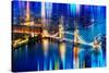 Urban Stretch Series - The Tower Bridge over the River Thames by Night - London-Philippe Hugonnard-Stretched Canvas