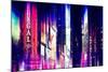 Urban Stretch Series - Times Square by Night - Manhattan - New York-Philippe Hugonnard-Mounted Photographic Print