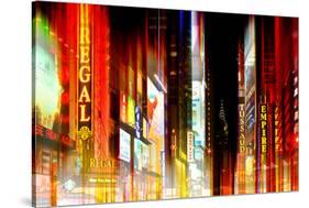 Urban Stretch Series - Times Square by Night - Manhattan - New York-Philippe Hugonnard-Stretched Canvas