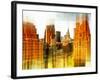 Urban Stretch Series - West Village Buildings View - Manhattan - New York-Philippe Hugonnard-Framed Photographic Print