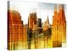 Urban Stretch Series - West Village Buildings View - Manhattan - New York-Philippe Hugonnard-Stretched Canvas