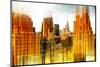 Urban Stretch Series - West Village Buildings View - Manhattan - New York-Philippe Hugonnard-Mounted Photographic Print