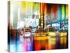 Urban Stretch Series - Yellow Taxi of Times Square by Night - Manhattan - New York-Philippe Hugonnard-Stretched Canvas