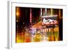 Urban Stretch Series - Yellow Taxi of Times Square by Night - Manhattan - New York-Philippe Hugonnard-Framed Photographic Print