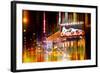 Urban Stretch Series - Yellow Taxi of Times Square by Night - Manhattan - New York-Philippe Hugonnard-Framed Photographic Print