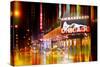 Urban Stretch Series - Yellow Taxi of Times Square by Night - Manhattan - New York-Philippe Hugonnard-Stretched Canvas