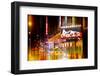 Urban Stretch Series - Yellow Taxi of Times Square by Night - Manhattan - New York-Philippe Hugonnard-Framed Photographic Print