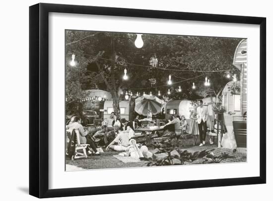 Urban-Style Camping-null-Framed Art Print