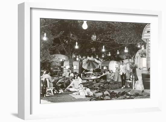 Urban-Style Camping-null-Framed Art Print