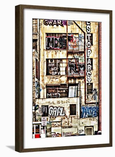 Urban Tags I-Honey Malek-Framed Art Print