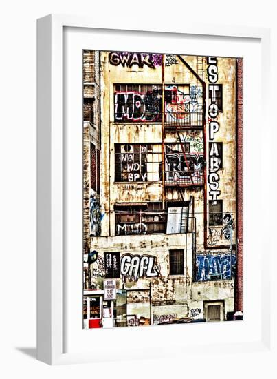 Urban Tags I-Honey Malek-Framed Art Print