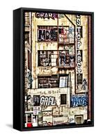 Urban Tags I-Honey Malek-Framed Stretched Canvas