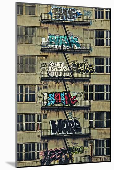 Urban Tags II-Honey Malek-Mounted Art Print