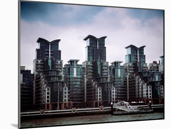 Urban Thameside-Craig Roberts-Mounted Giclee Print