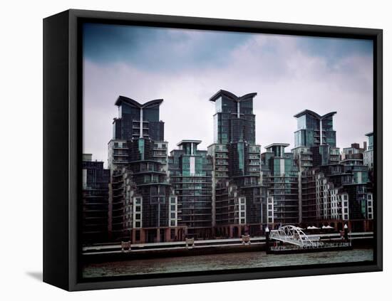 Urban Thameside-Craig Roberts-Framed Stretched Canvas