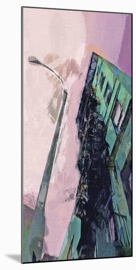 Urban Vertical Downtown-Malcolm Sanders-Mounted Giclee Print