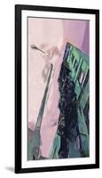 Urban Vertical Downtown-Malcolm Sanders-Framed Giclee Print