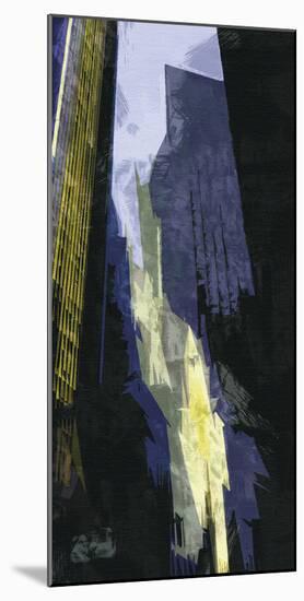 Urban Vertical Shadow-Malcolm Sanders-Mounted Giclee Print