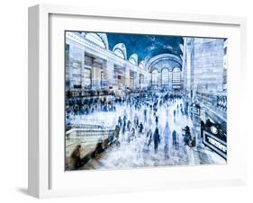 Urban Vibrations Series, Fine Art, Grand Central Terminal, Manhattan, New York City, United States-Philippe Hugonnard-Framed Premium Photographic Print