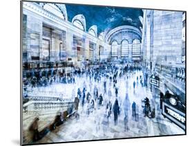 Urban Vibrations Series, Fine Art, Grand Central Terminal, Manhattan, New York City, United States-Philippe Hugonnard-Mounted Premium Photographic Print