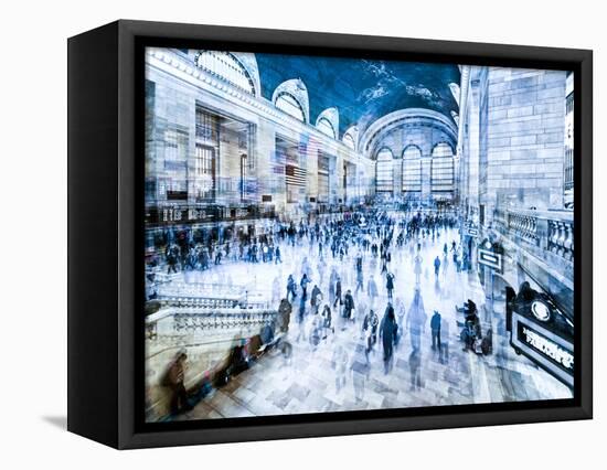 Urban Vibrations Series, Fine Art, Grand Central Terminal, Manhattan, New York City, United States-Philippe Hugonnard-Framed Stretched Canvas