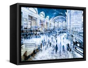 Urban Vibrations Series, Fine Art, Grand Central Terminal, Manhattan, New York City, United States-Philippe Hugonnard-Framed Stretched Canvas