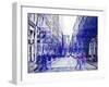 Urban Vibrations Series, Fine Art, Soho, Manhattan, New York City, United States-Philippe Hugonnard-Framed Photographic Print