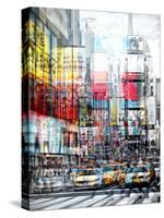 Urban Vibrations Series, Fine Art, Times Square, Manhattan, New York City, United States-Philippe Hugonnard-Stretched Canvas