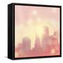 Urban View in Summer-Myan Soffia-Framed Stretched Canvas