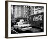 Urban View with Yellow Taxi on Manhattan-Philippe Hugonnard-Framed Photographic Print