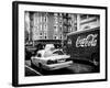 Urban View with Yellow Taxi on Manhattan-Philippe Hugonnard-Framed Photographic Print