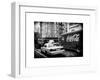 Urban View with Yellow Taxi on Manhattan-Philippe Hugonnard-Framed Art Print