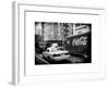 Urban View with Yellow Taxi on Manhattan-Philippe Hugonnard-Framed Art Print