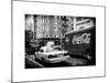 Urban View with Yellow Taxi on Manhattan-Philippe Hugonnard-Mounted Art Print