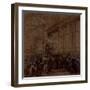 Urban VIII Carried Down the Nave of St. Peter's-Pietro Da Cortona-Framed Giclee Print