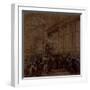 Urban VIII Carried Down the Nave of St. Peter's-Pietro Da Cortona-Framed Giclee Print