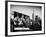 Urban Winter Scene at Meatpacking District with the Empire State Building View-Philippe Hugonnard-Framed Photographic Print