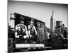 Urban Winter Scene at Meatpacking District with the Empire State Building View-Philippe Hugonnard-Mounted Photographic Print