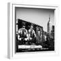 Urban Winter Scene at Meatpacking District with the Empire State Building View-Philippe Hugonnard-Framed Photographic Print