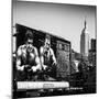 Urban Winter Scene at Meatpacking District with the Empire State Building View-Philippe Hugonnard-Mounted Photographic Print