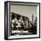 Urban Winter Scene at Meatpacking District with the Empire State Building View-Philippe Hugonnard-Framed Photographic Print